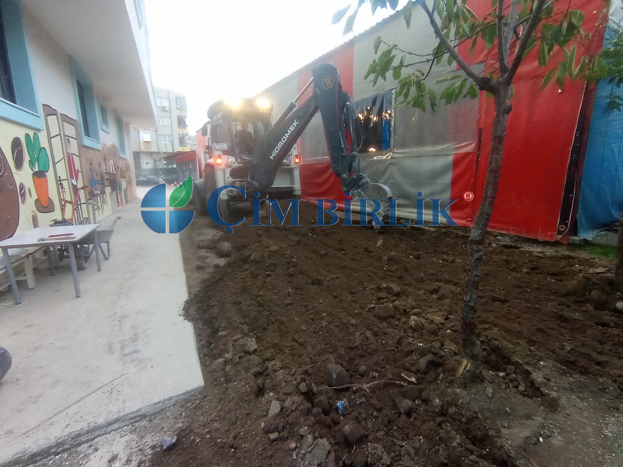 Altyapı Çalışması (Kepçeli Uygulama)